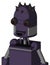 Purple Mech With Dome Head And Happy Mouth And Red Eyed And Three Dark Spikes