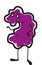Purple microbe