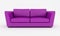 Purple modern couch