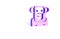 Purple Monkey icon isolated on white background. Minimalism concept. 3d illustration 3D render