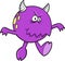 Purple Monster Vector