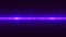Purple neon sound wave, pulse of audio signal. Abstract equaliser
