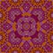 Purple orange african motifs Kenya geometric seamless pattern vector design