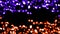 Purple Orange Halloween Bokeh Animated Lights Background Loop