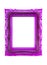 Purple ornament frame