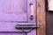 Purple Painted Dutch Split Shed Door`s Gate Lock and Iron Handle