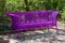 Purple park Bench