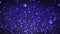 Purple particles background, dust particles with real lens flare