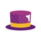 purple party tophat