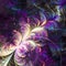 Purple Phoenix Fractal Art