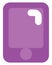 Purple phone, icon