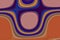 Purple phosphorescent blue orange mosaical geometries, abstract creative background