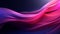 Purple and pink abstract waves in a vibrant background. Generative ai