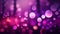 A purple and pink gradient with circular bokeh lights, creating a dreamy and romantic atmosphere, Generative AI, illustration