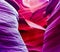 Purple and Pink Slot Canyon Colors