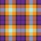 Purple Plaid Tartan Checkered Seamless Pattern