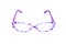 Purple Polka Dotted Glasses