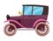 purple retro car vehicle