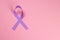 purple ribbon, Symbol of Epilepsy, Alzheimer's disease, Pancreatic cancer, Thyroid cancer
