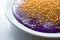 Purple rice cake