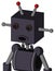 Purple Robot With Box Head And Round Mouth And Red Eyed And Double Led Antenna