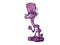 Purple robot cartoon