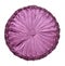 Purple round pillow
