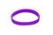 Purple rubber bracelet. Silicone fashion round social wear