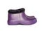 Purple rubber insulated galoshes isolated