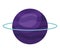 purple saturn design