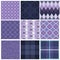 Purple seamless patterns