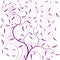 Purple seamless vines pattern