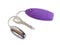 Purple sex toy egg with vibration and control panel