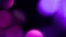 purple with shining pink Floating colourful defocused Particles Black Background