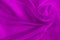 Purple silk delicate fabric spun and draped