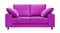 Purple sofa