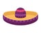 purple sombrero design