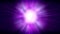 Purple space background with particles and stars lights