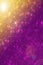 Purple space stars constellation and sun flare defocused pattern