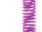 Purple spiral string on white