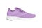 Purple sport shoe isolated on white background