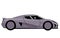 purple sports car sketch