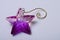 Purple star glass