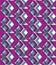 Purple stylized symmetric endless pattern, transparent continuous creative artificial composition, geometric motif background wit