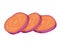 Purple sweet potato. Okinawa yam sweet potato. Healthy food concept.
