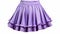 Purple Swirl Ruffled Hem Women\\\'s Micro Mini Skirt - Kawaii Bunnycore Nightwear
