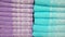 Purple and Teal Towels
