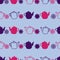 Purple Teapot flower seamless pattern background.Perfect for scrap booking,, fabric, and wallpaper projects