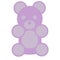 purple teddy jelly candy