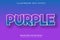 Purple text effect design vector